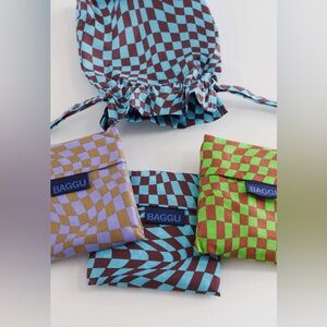BAGGU Trippy Checker Reusable Set